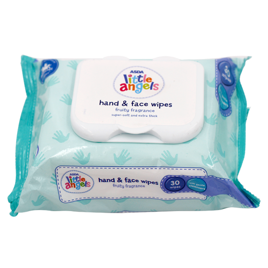 ASDA Little Angels Fruity Fragranced Wipes 30 Pack