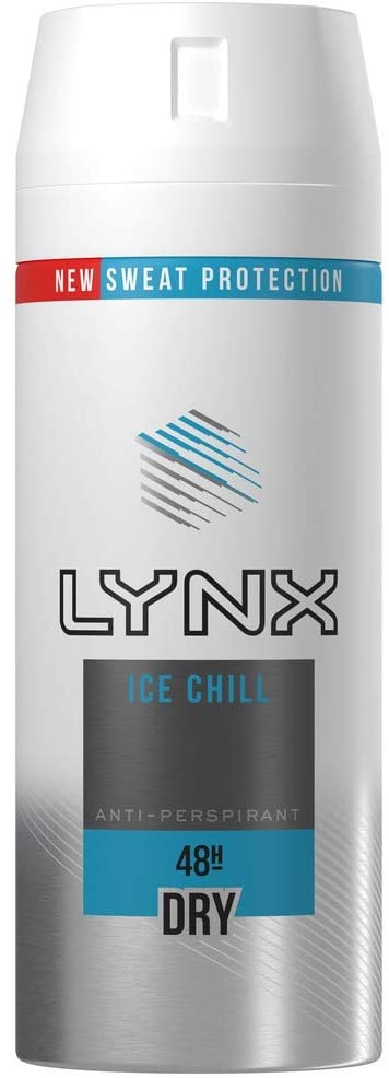 Lynx ice chill antiperspirant deodorant spray for men 150ml