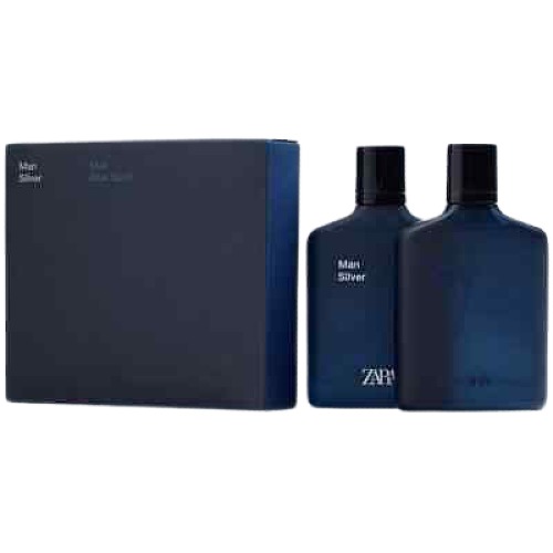 Zara Men Silver + Men Blue Spirit Edt 2* 100ml