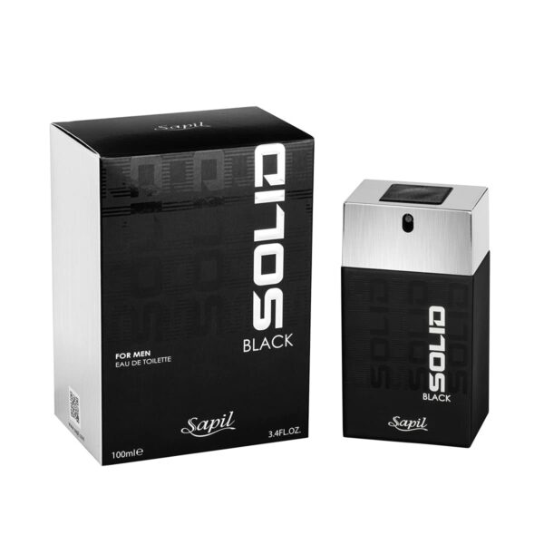Sapil Solid Black For Men Edt 100ml