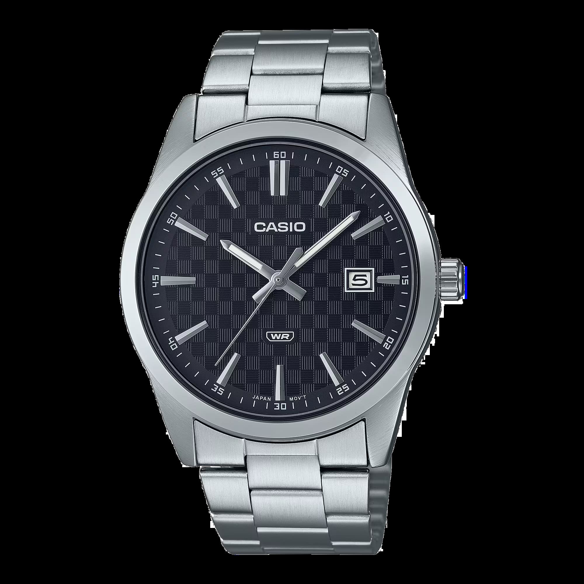Casio MTP-VD03D-1A Black Analog Quartz Simple Classic Design Men's Casual Watch
