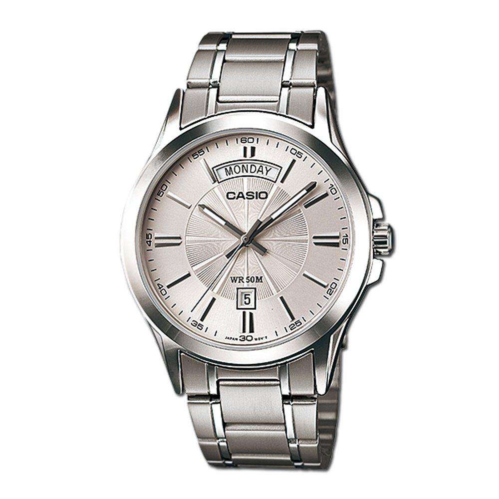Casio New Original MTP-1381D-7A Men's Analog Stainless Steel Watch WR 50M MTP1381