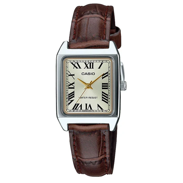 Casio Analog Leather Band Watch For Men, MTPV007L-9EUDF