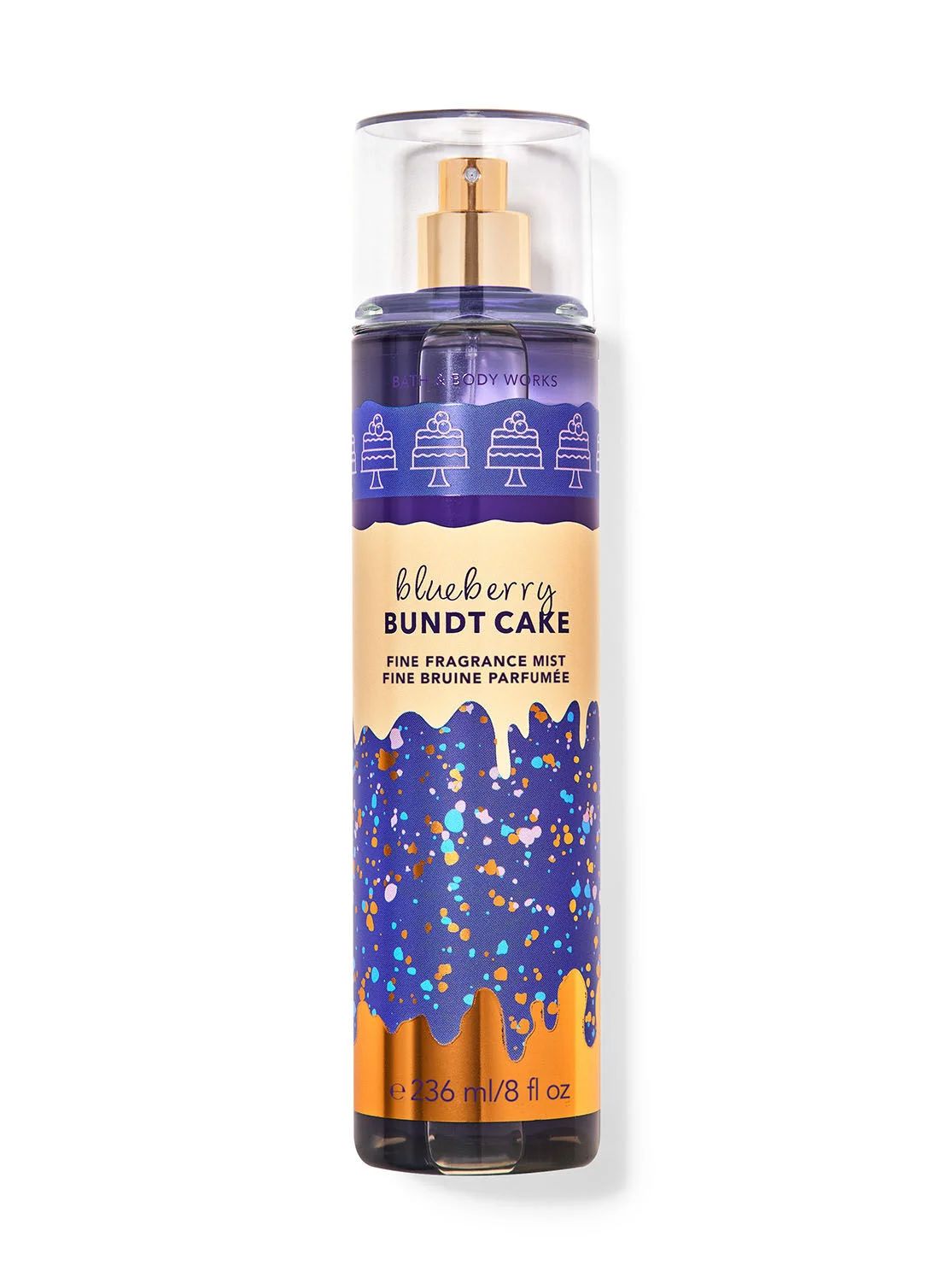 Bath and Body Works Blueberry Bundt Cake Body Mist 236ml