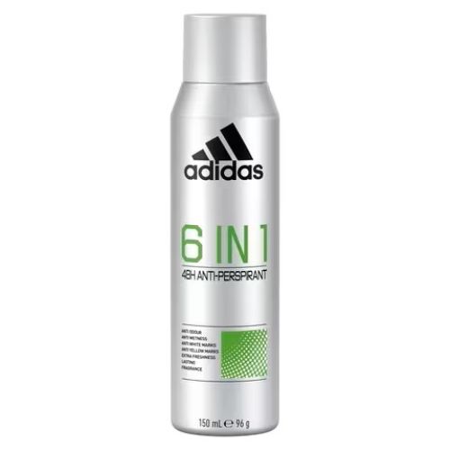 Adidas 6-In-1 48H Anti-Perspirant Deodorant Clear 150ml