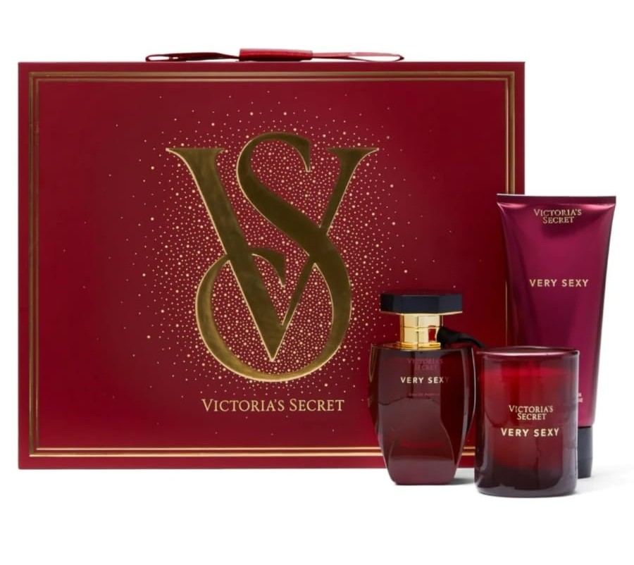 Very Sexy by Victoria’s Secret 3 Pcs Gift Set (50ml EDP + Lotion + Candle)