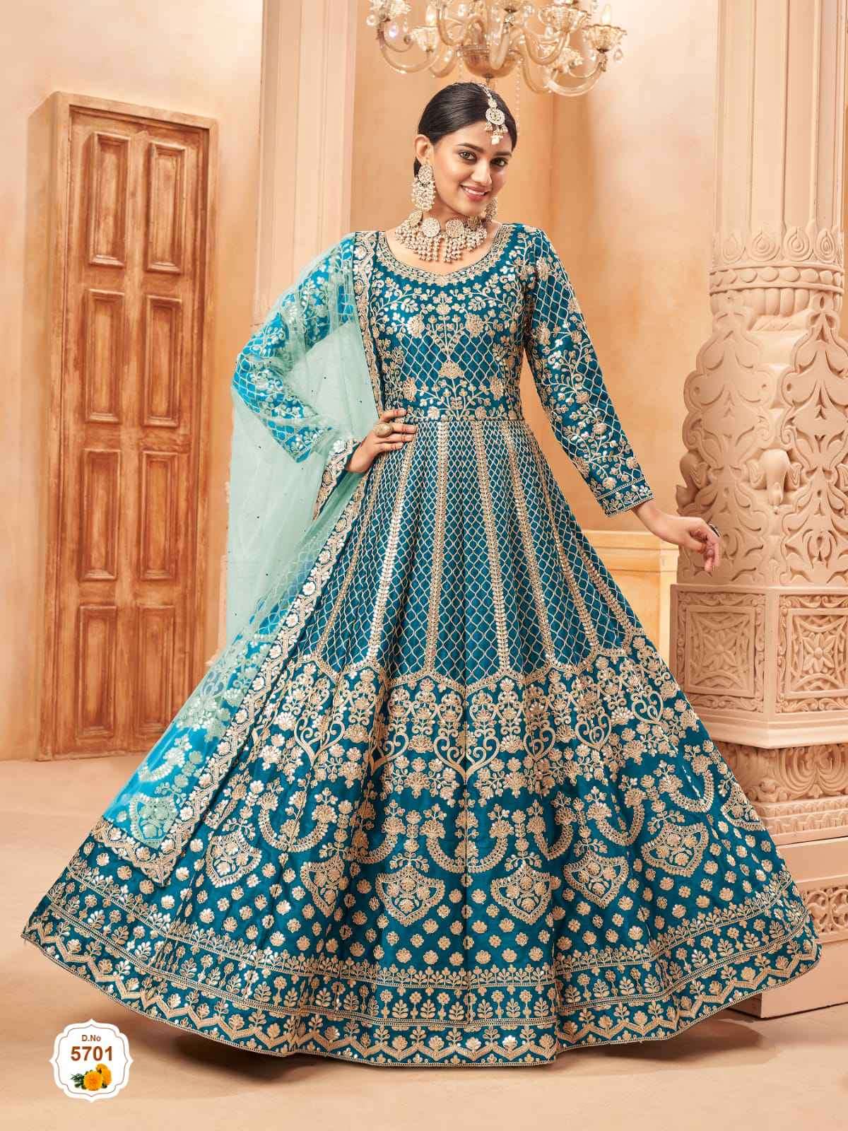 Aanaya Vol 157 Heavy Designer Bridal Wear Gown