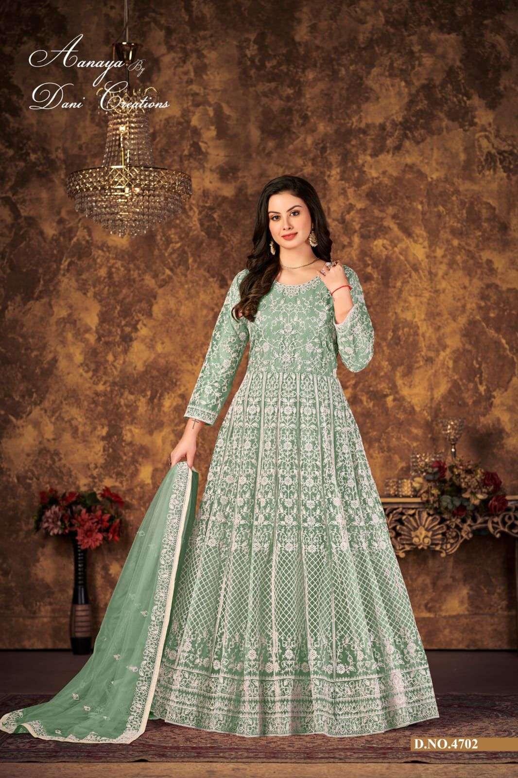 Aanaya Vol 147 Designer Party Wear Net Anarkali Gown