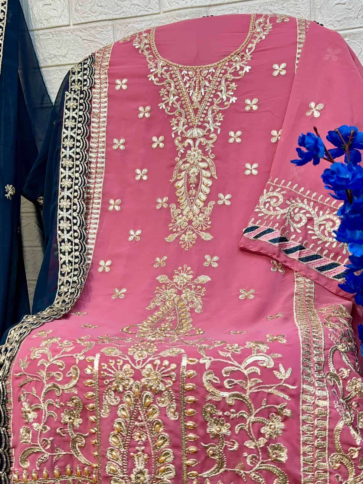 Zaha 10277 Georgette Designer Pakistani Salwar Kameez