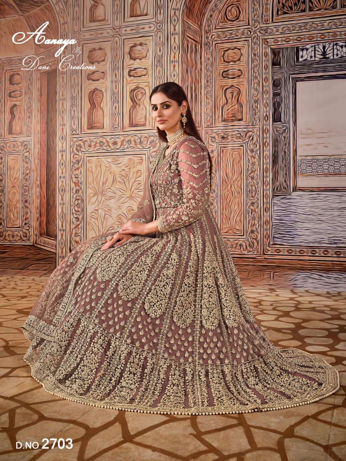 Aanaya Vol 127 Designer Work anarkali Salwar Kameez