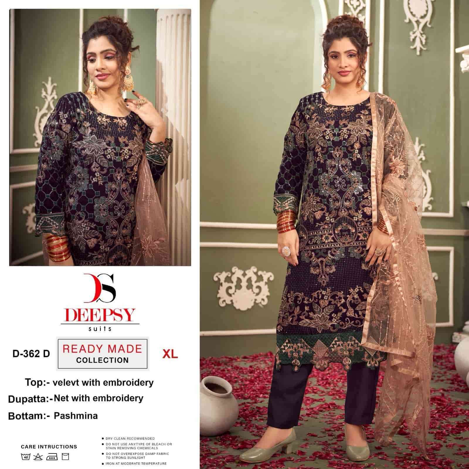 Deepsy D-362 Pakistani Velvet Salwar Suit