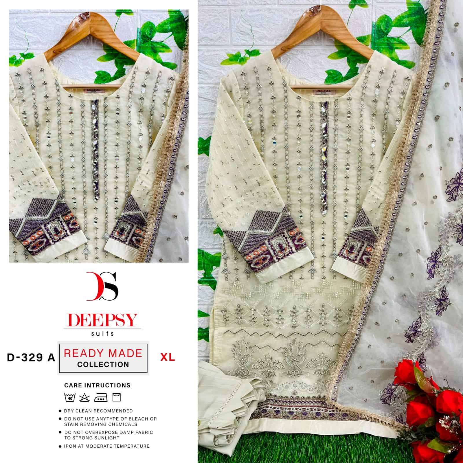Deepsy D 329 Colors Pakistani Style Readymade Suit Wholasaler