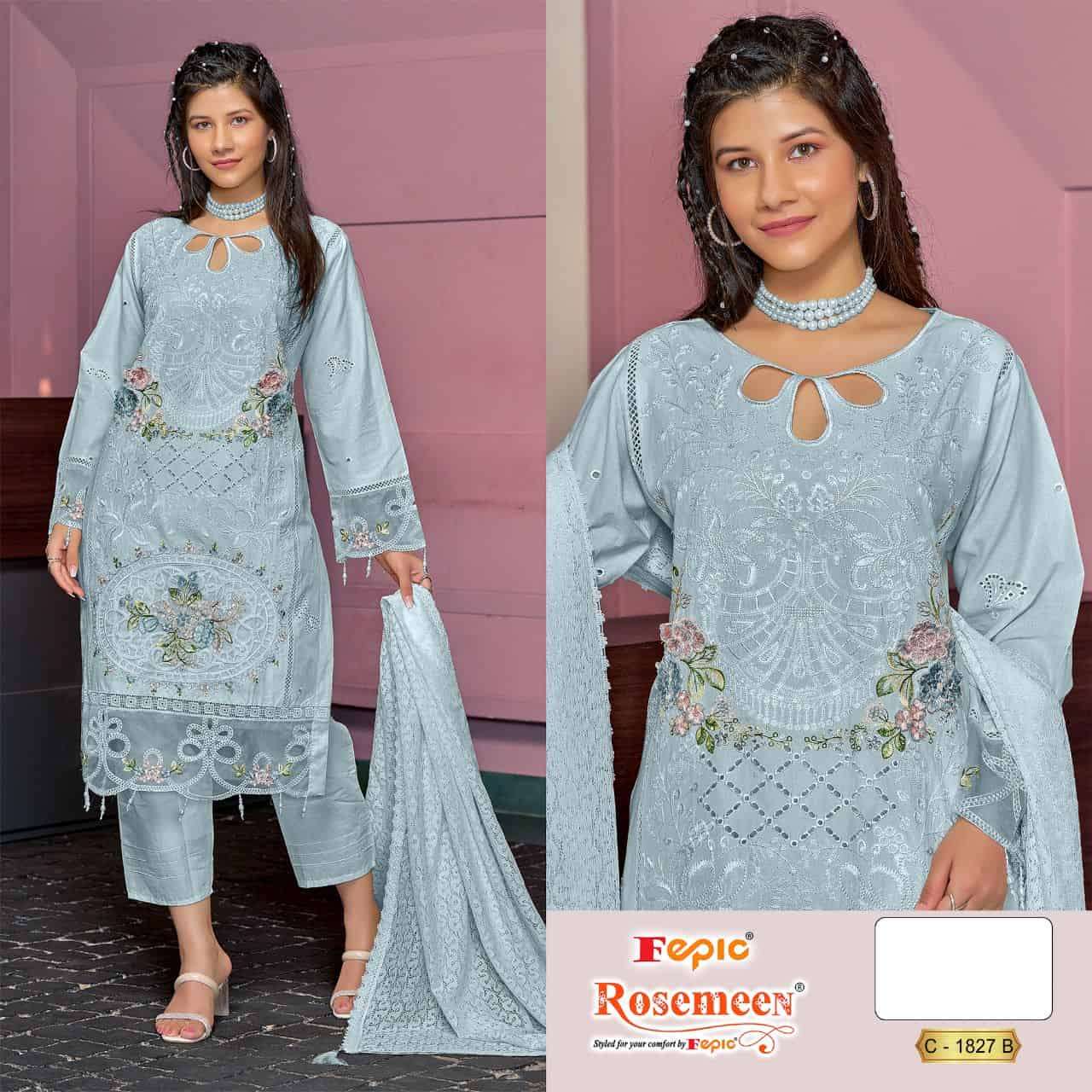 Fepic C 1827 Colors Pakistani Festive Wear Style Designer Salwar Suit wholesalers