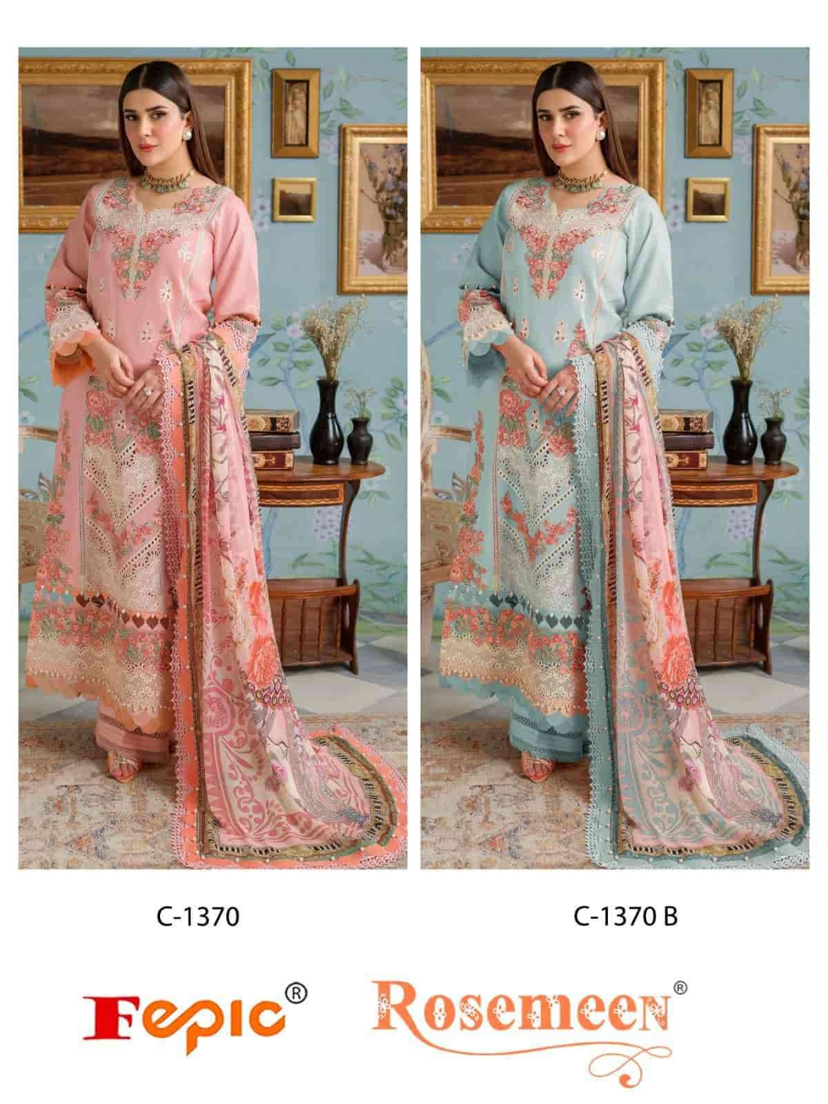 Fepic C 1370 Colors Pakistani Style Latest Cotton Designer Salwar Kameez Wholesalers