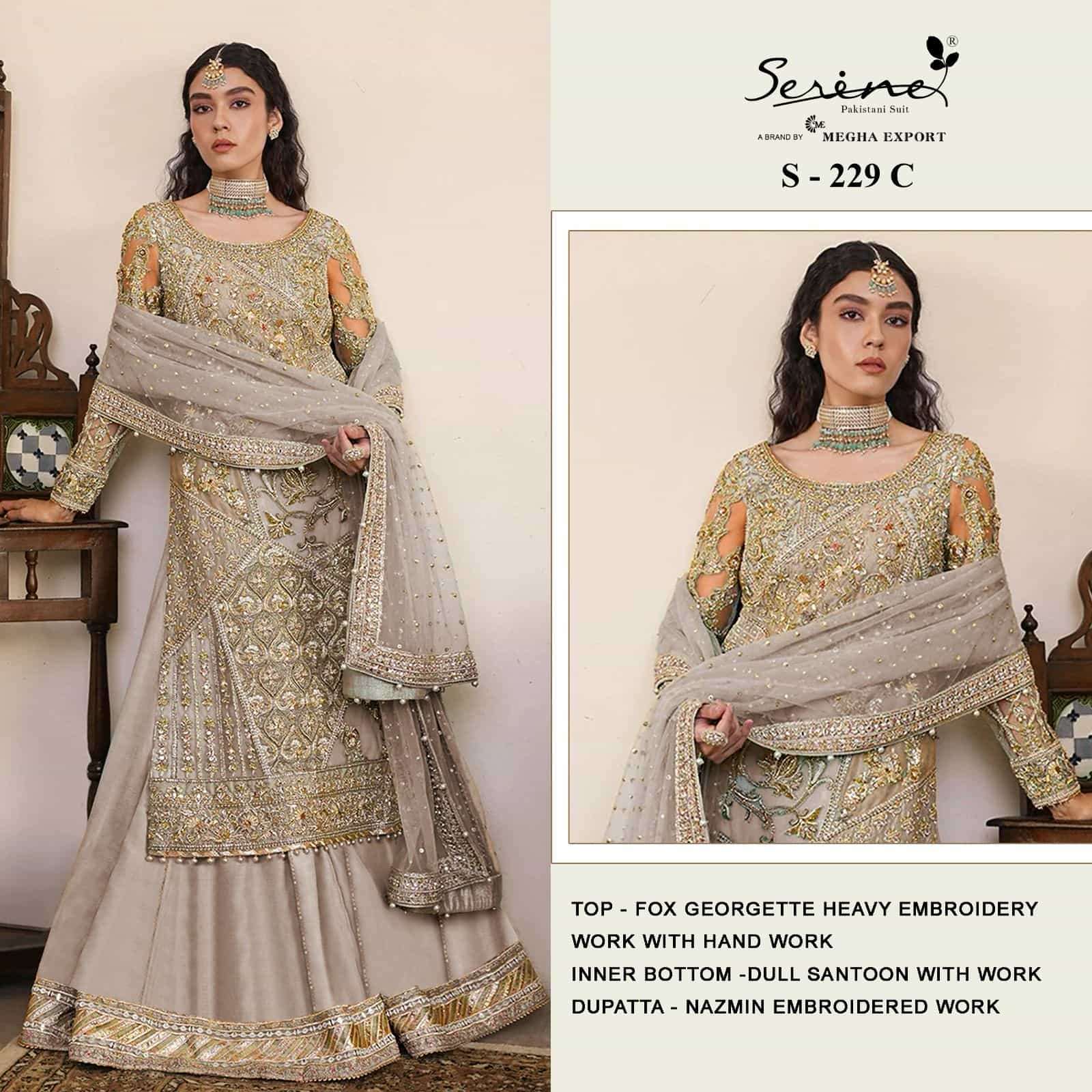 Serine S-229.C Designer Pakistani Salwar Suit