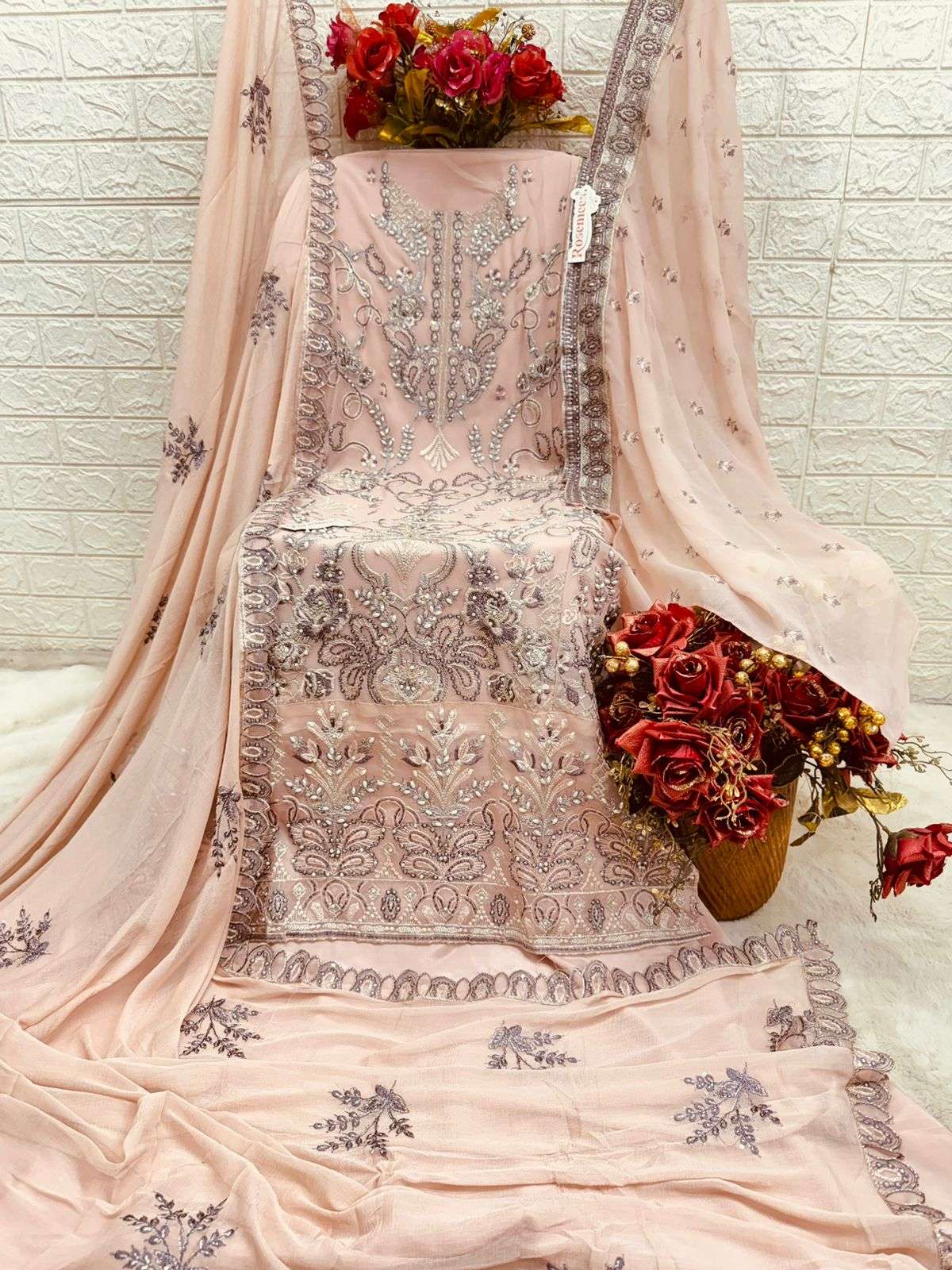 Fepic Rosemeen Embroidered Pakistani Suit