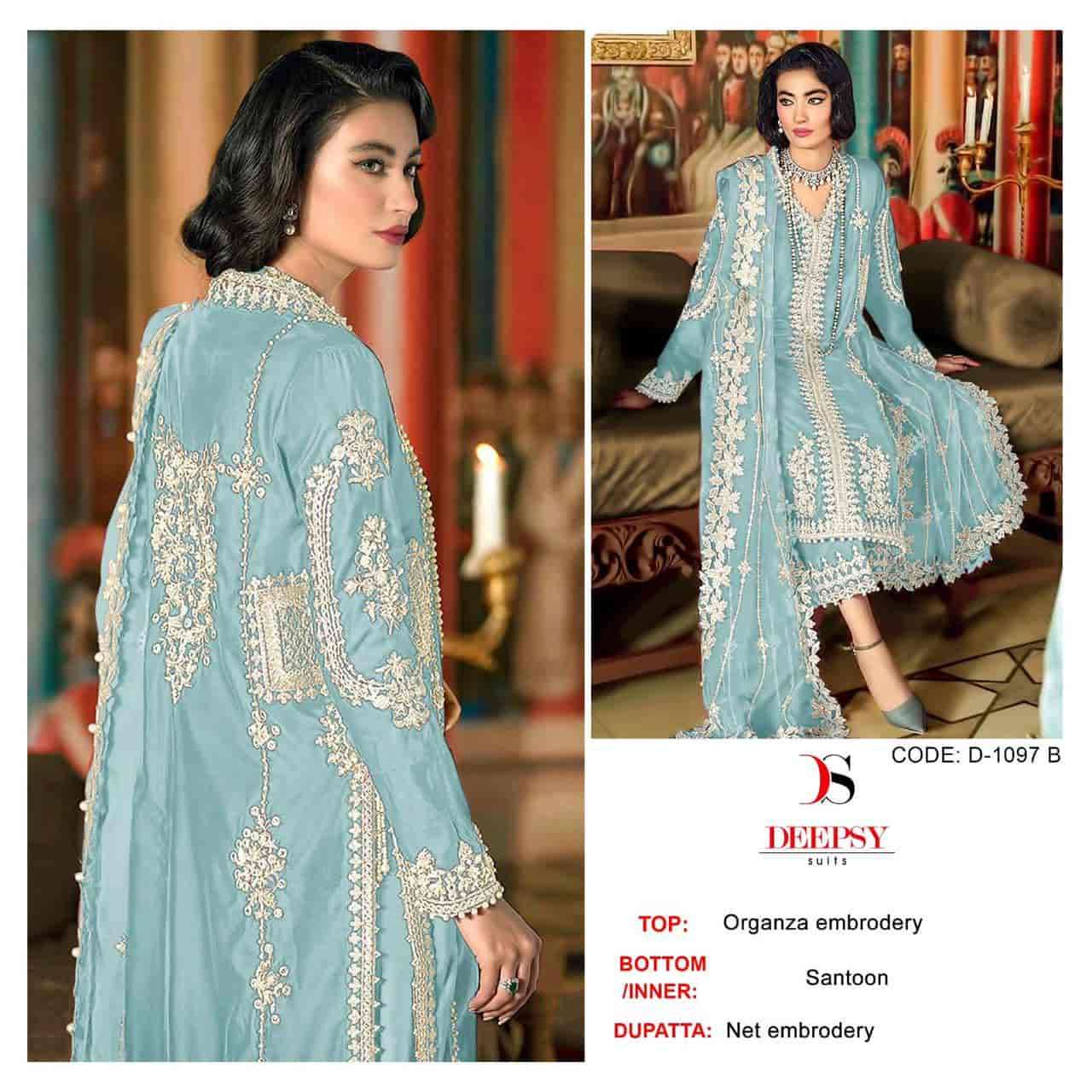 Deepsy D 1097 Colors Pakistani Party Wear Style Designer Pakistani Suit Exporter