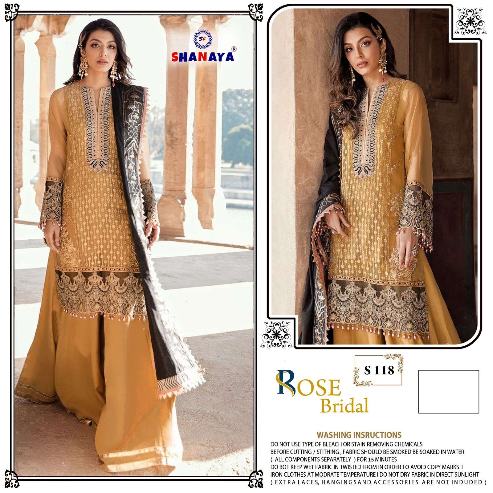 Shanaya Rose S 118 Georgette Designer Dress