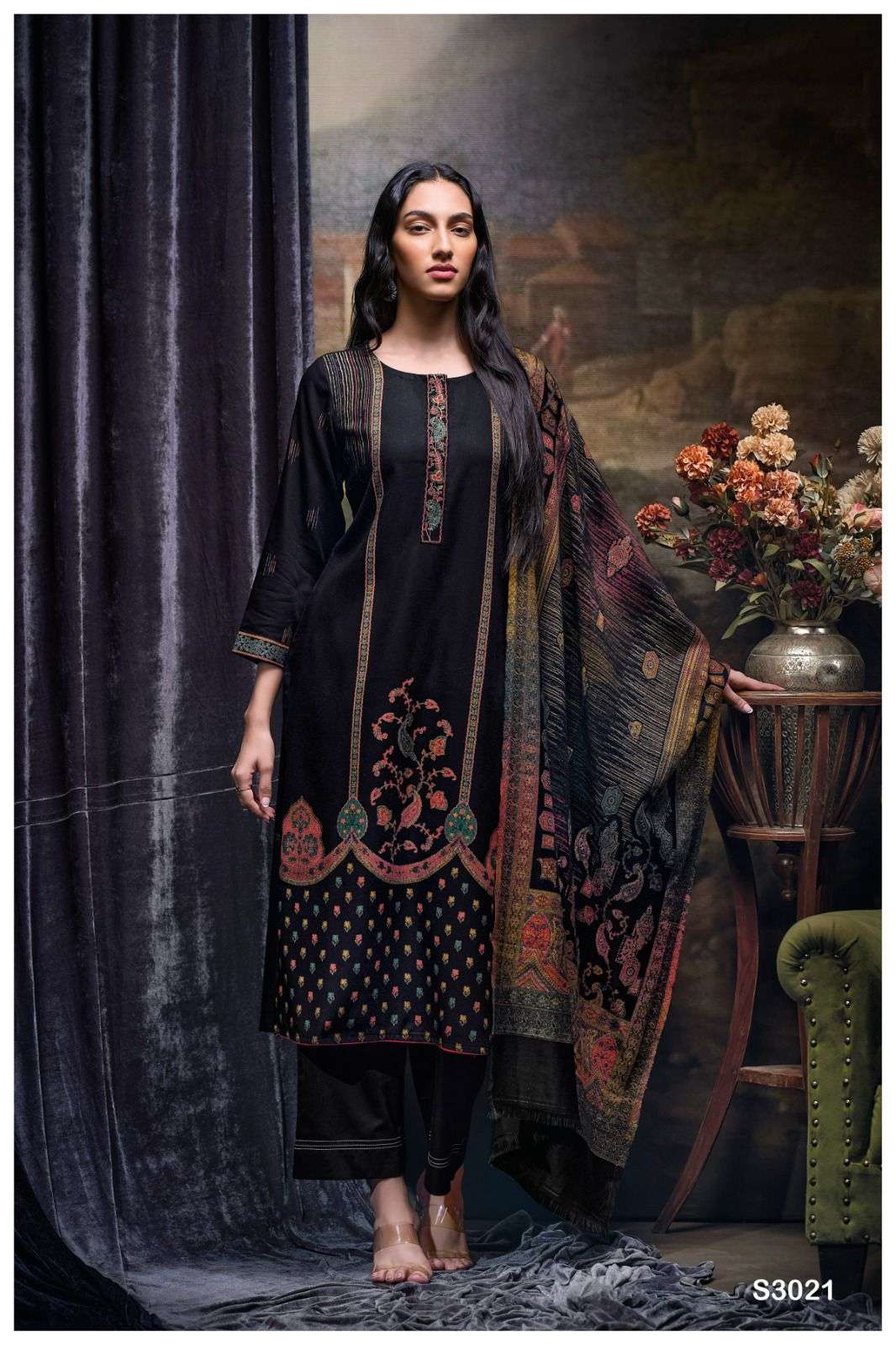 Ganga Fashion Lubica 3021 Premium Design Ganga Suit Winter Collection