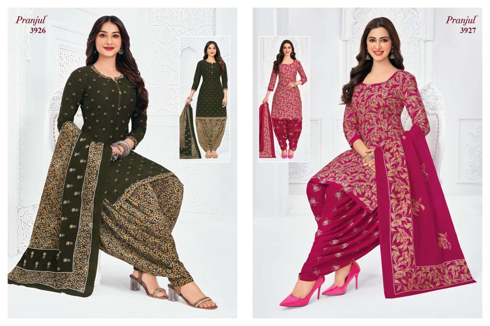Pranjul Priyanshi Vol 39 Pure Cotton Dress Material