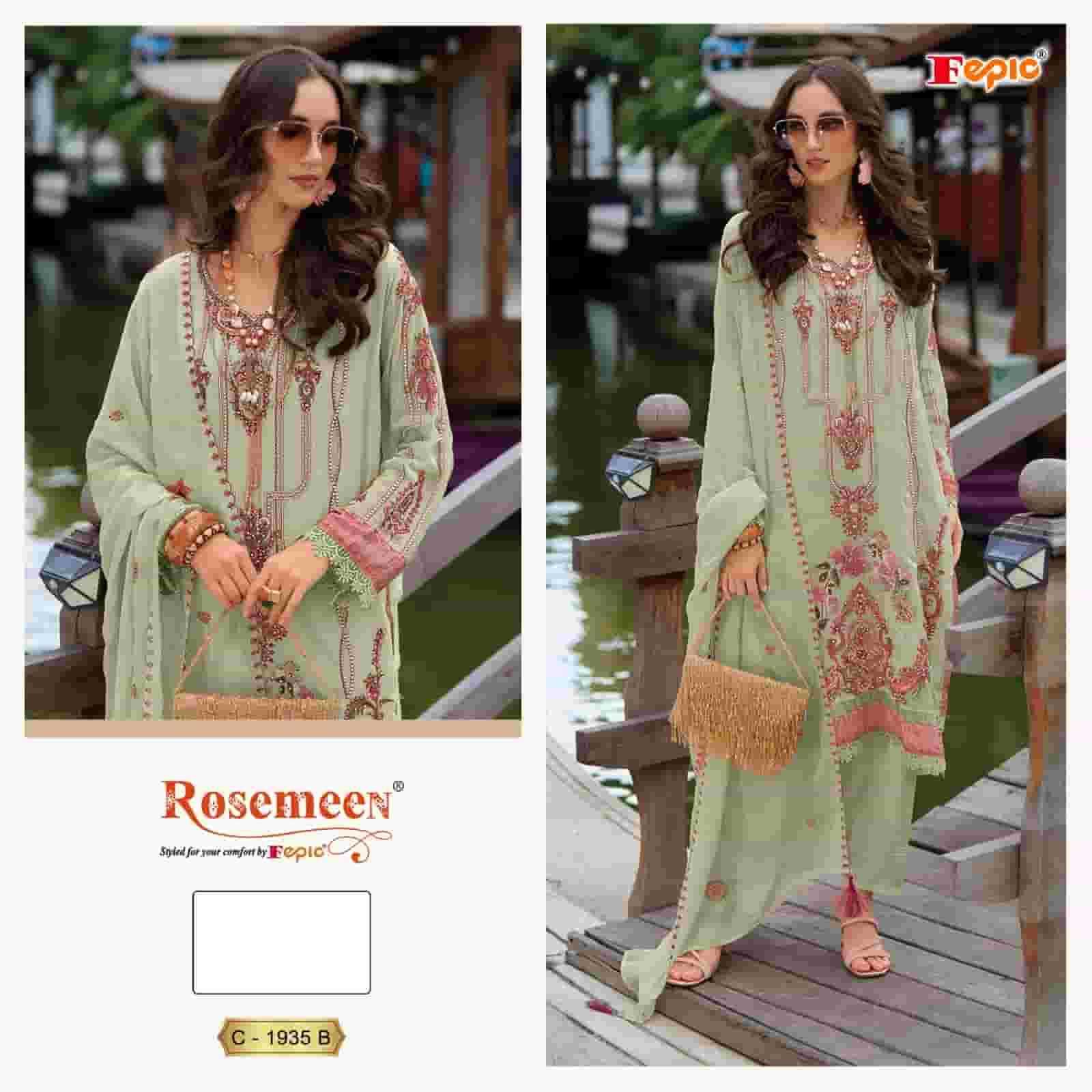 Fepic C 1935 B Latest Embroidered Designer Pakistani Suit Ensemble
