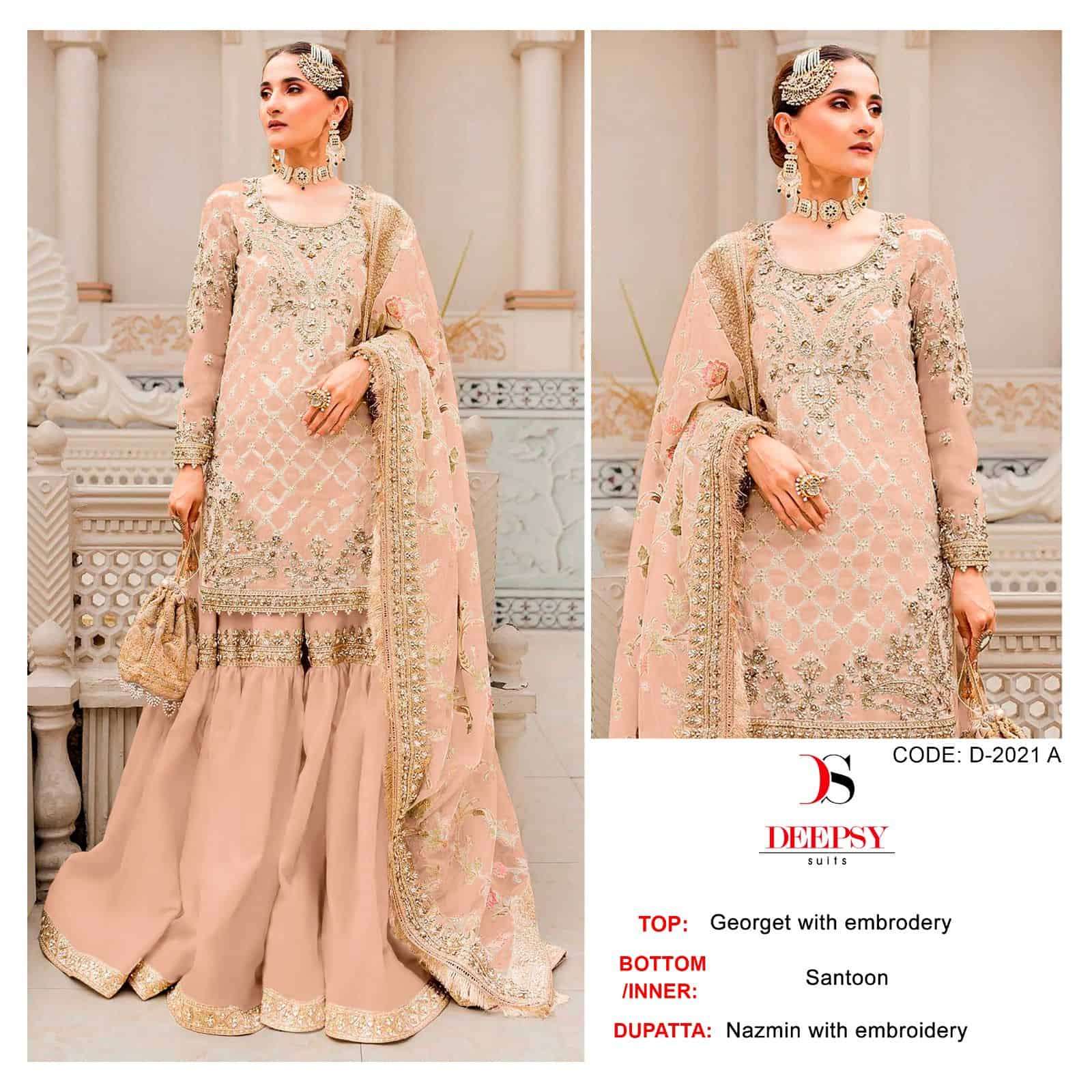 Deepsy D 2021 Colors Pakistani Heavy Designer Style Festive Wear Salwar Suit Wholesalers