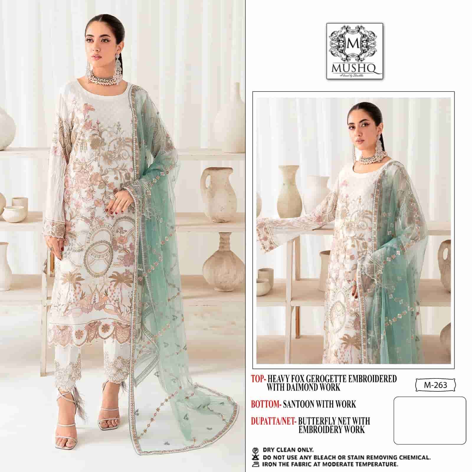 Mushq M-263 Festive Embroidered Salwar Suit