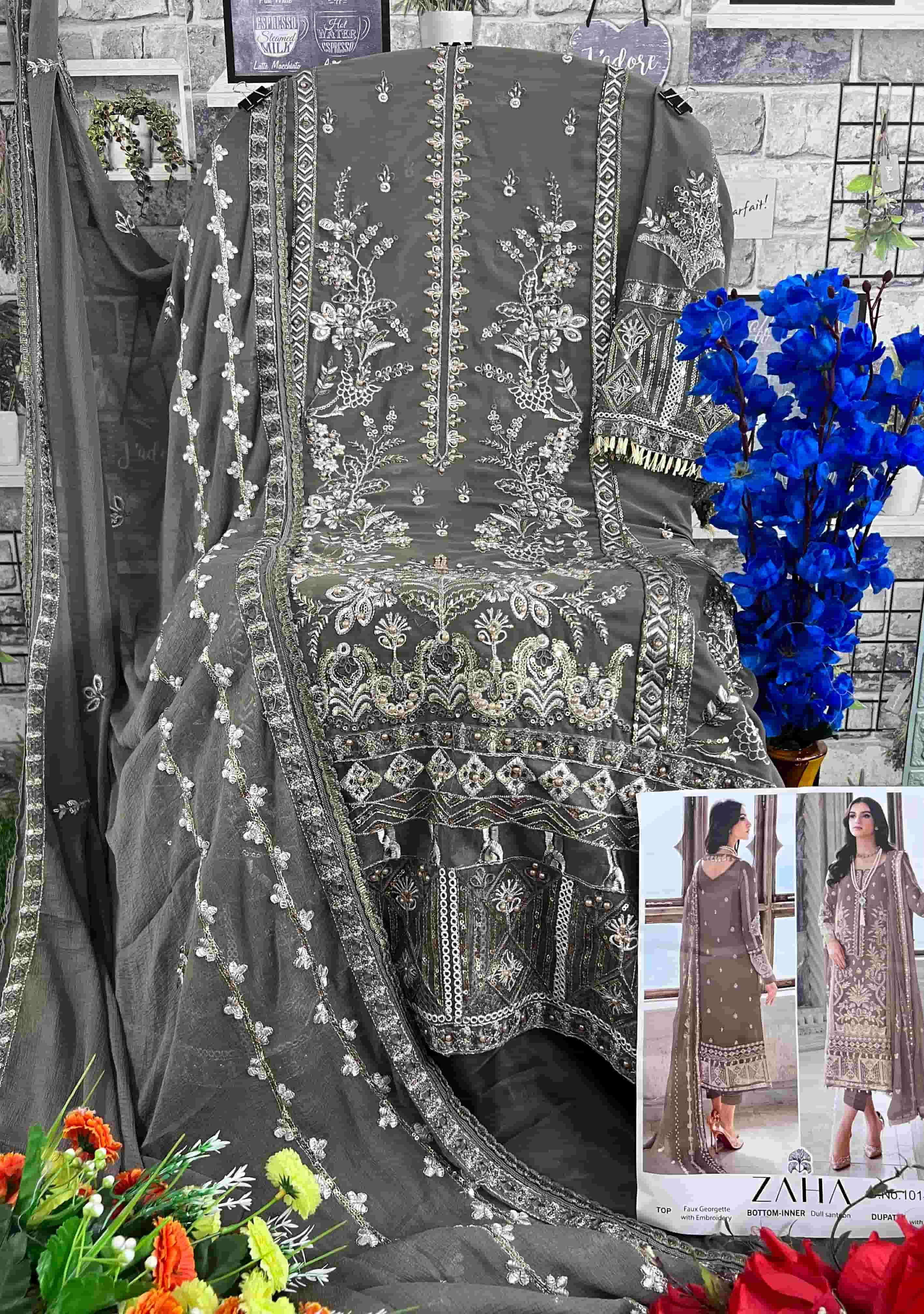 Zaha Gullal Vol 2 Hits Colors Pakistani Style Heavy Designer Salwar Suit Wholesalers