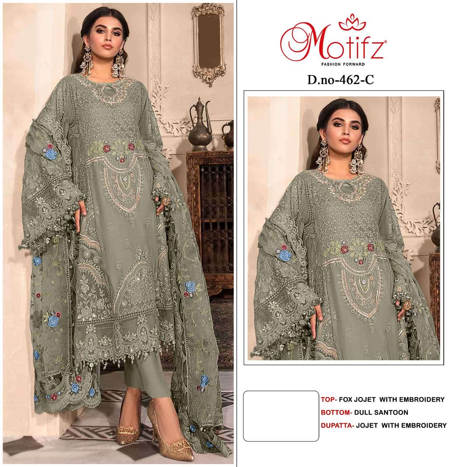 Motifz 462 C Pakistani Designer Salwar Suit
