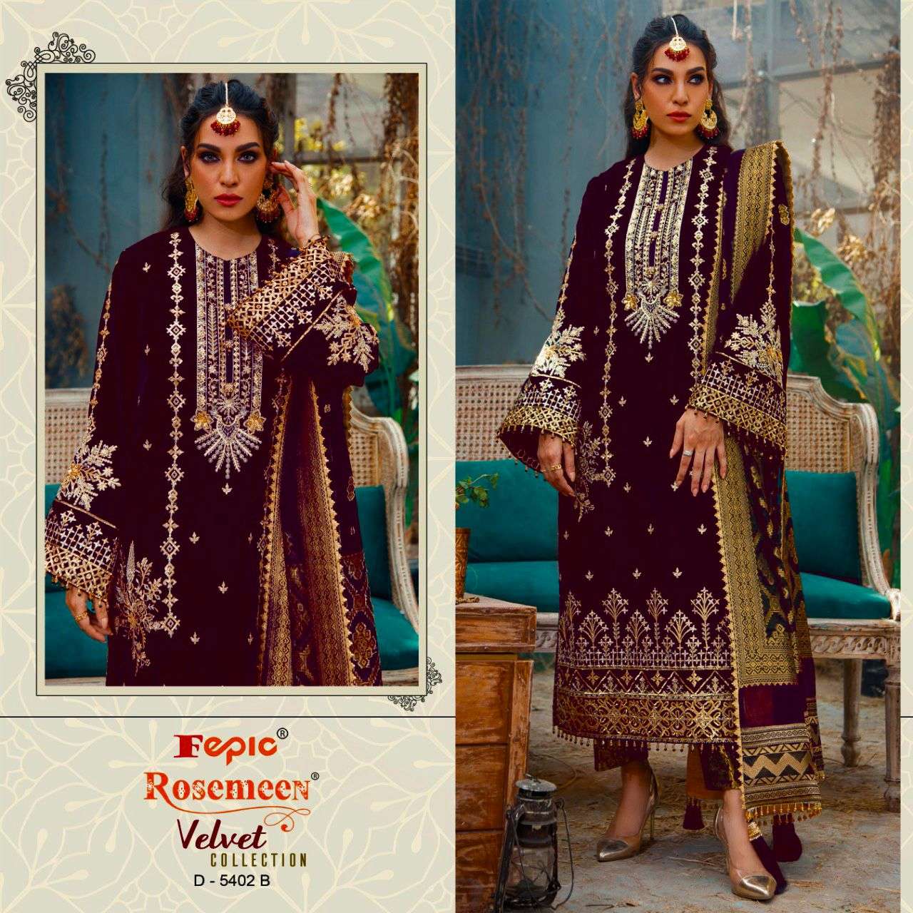 Fepic D 5402 Colors Party Wear Designer Pakistani Suit