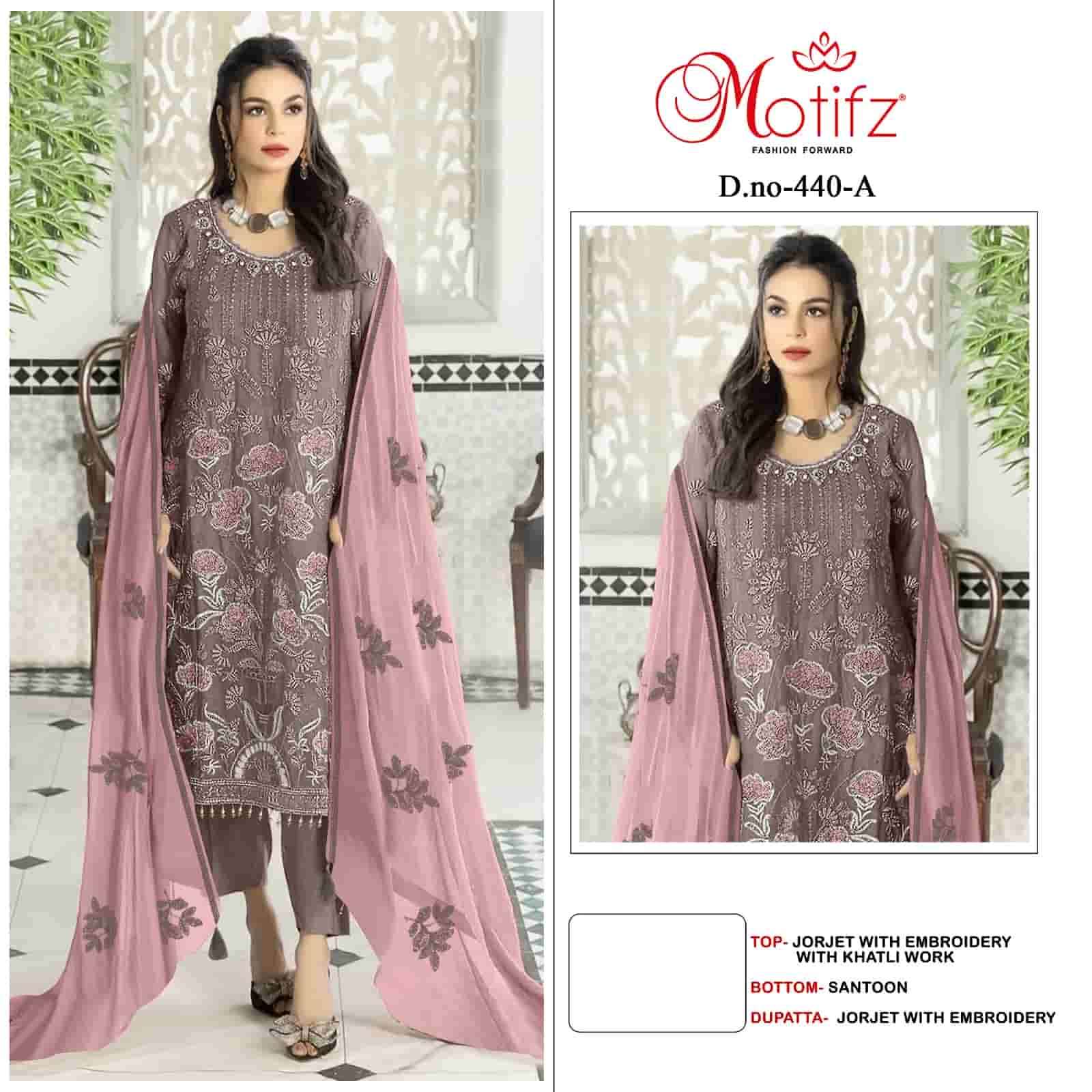 Motifz 440 Colors Pakistani Festive Wear Style Designer Salwar Suit Wholesalers