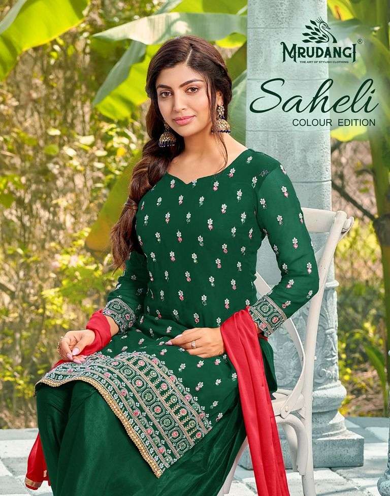 Mrudangi Saheli 2025 Colors Festive Wear Patiala Style Suit