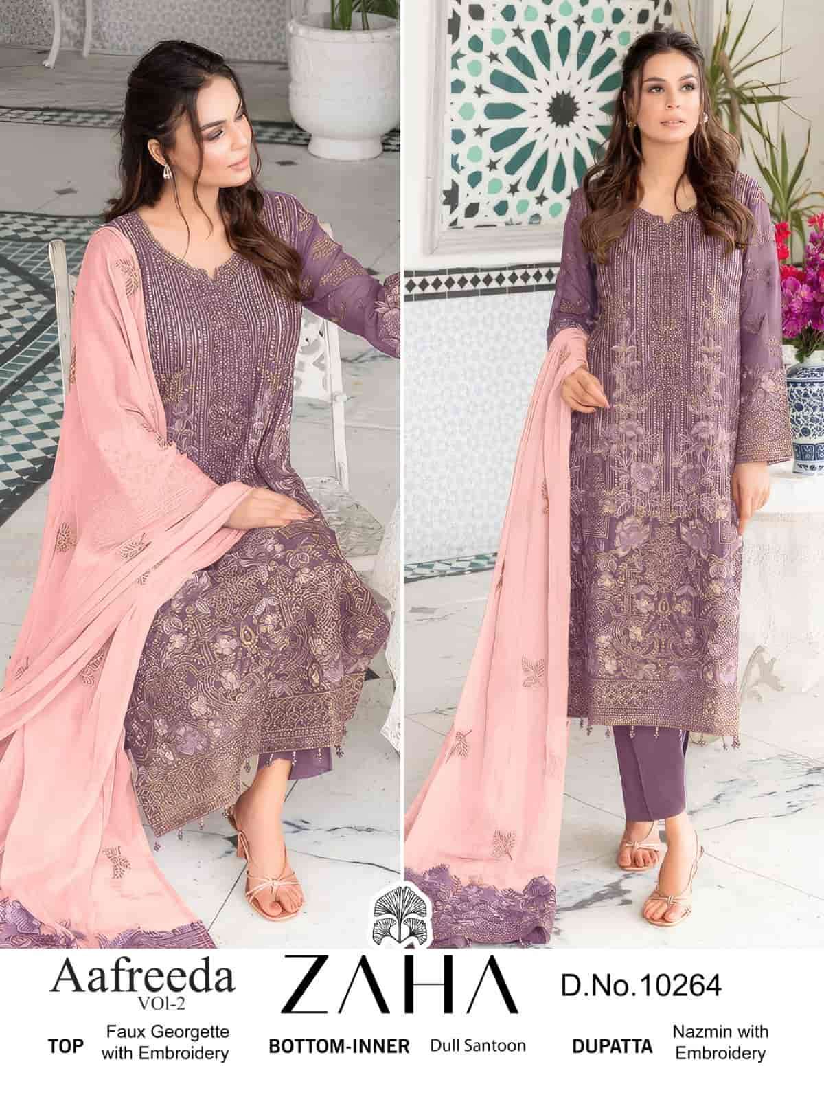 Zaha Aafreeda Vol-2 Embroidered Unstitched Suit