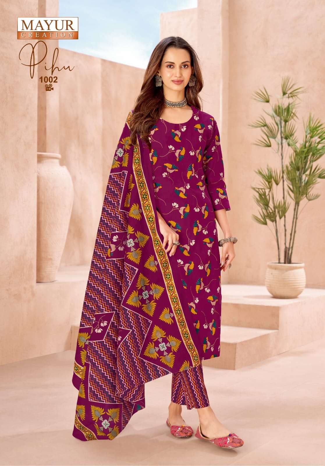 Mayur Pihu Vol 1 Printed Cotton Ladies Suit Price