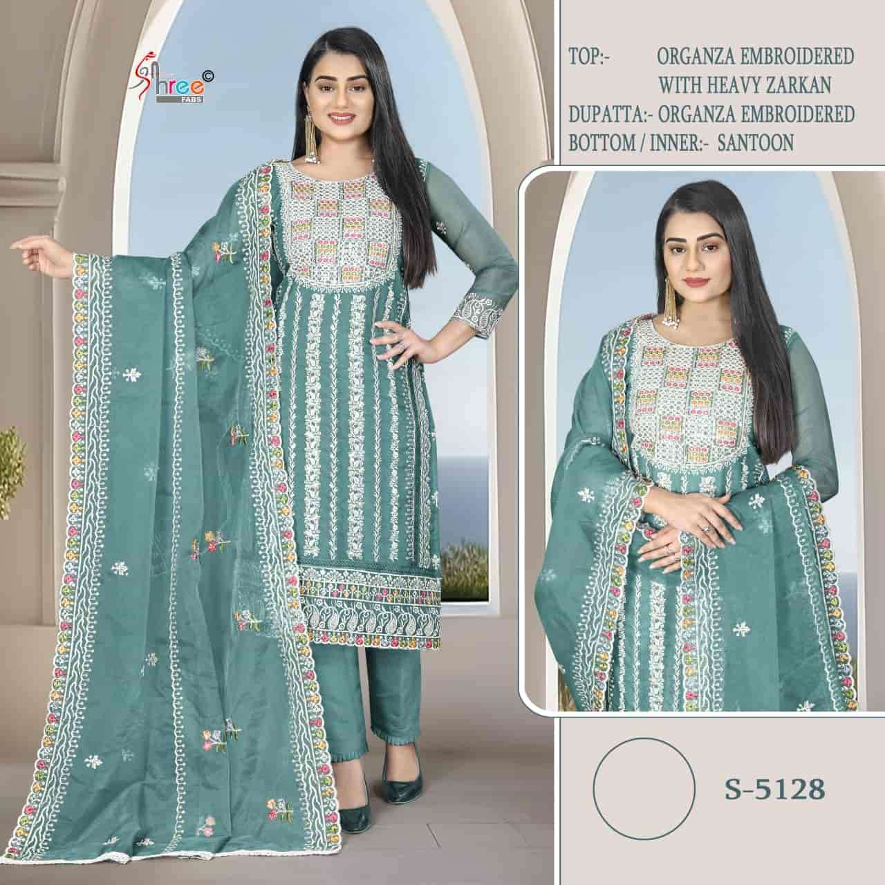 Shree Fabs S 5128 Colors Pakistani Festive Wear Organza Salwar Suit Wholesalers