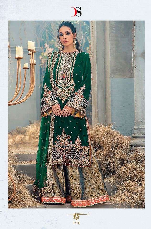 Deepsy D 1776 Colors Velvet Designer Pakistani Suit