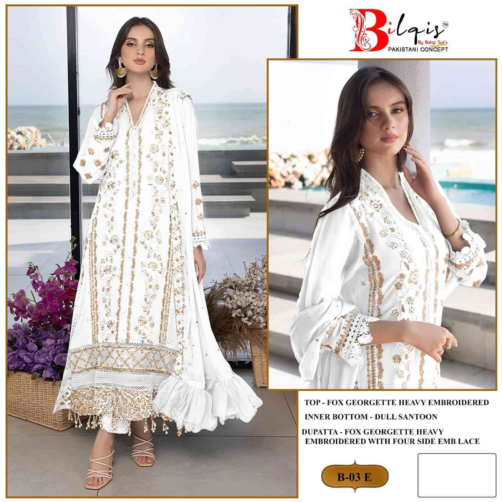 Bilqis B 03 Colors Heavy Exclusive Designer Embroidered Festive Collection