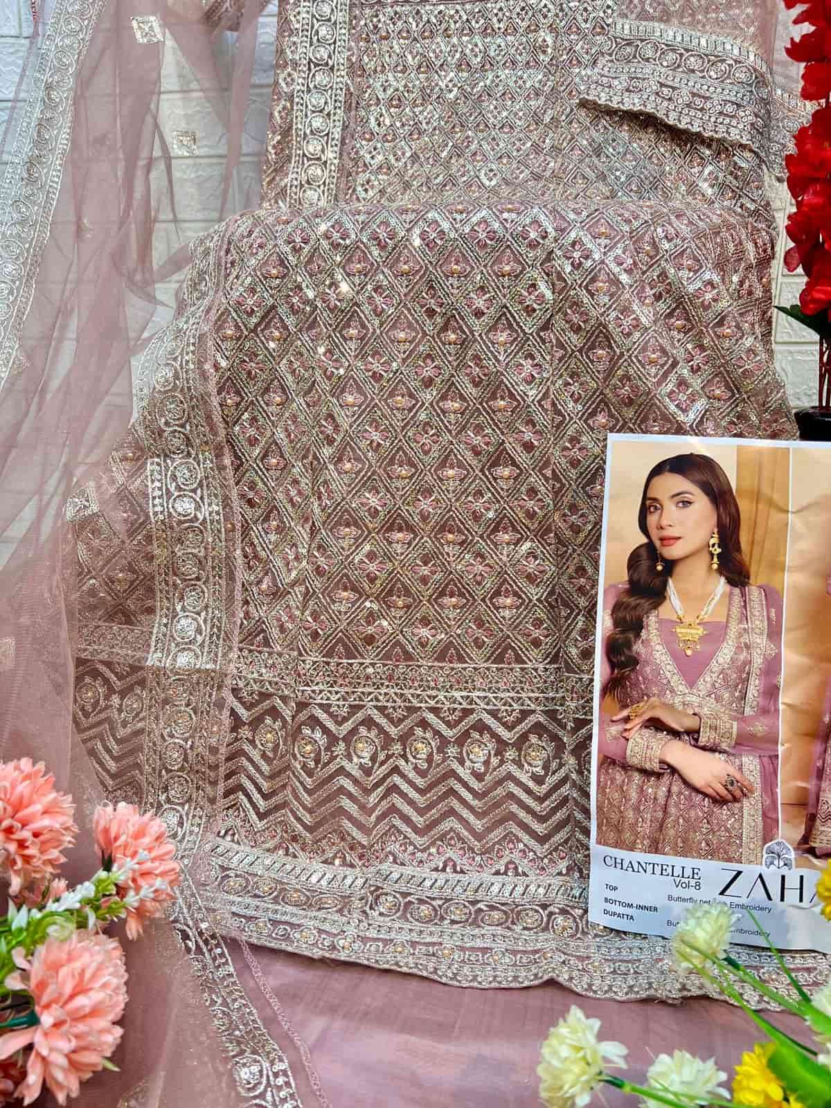 Zaha Chantelle Vol 8 Embroidered Pakistani Suit