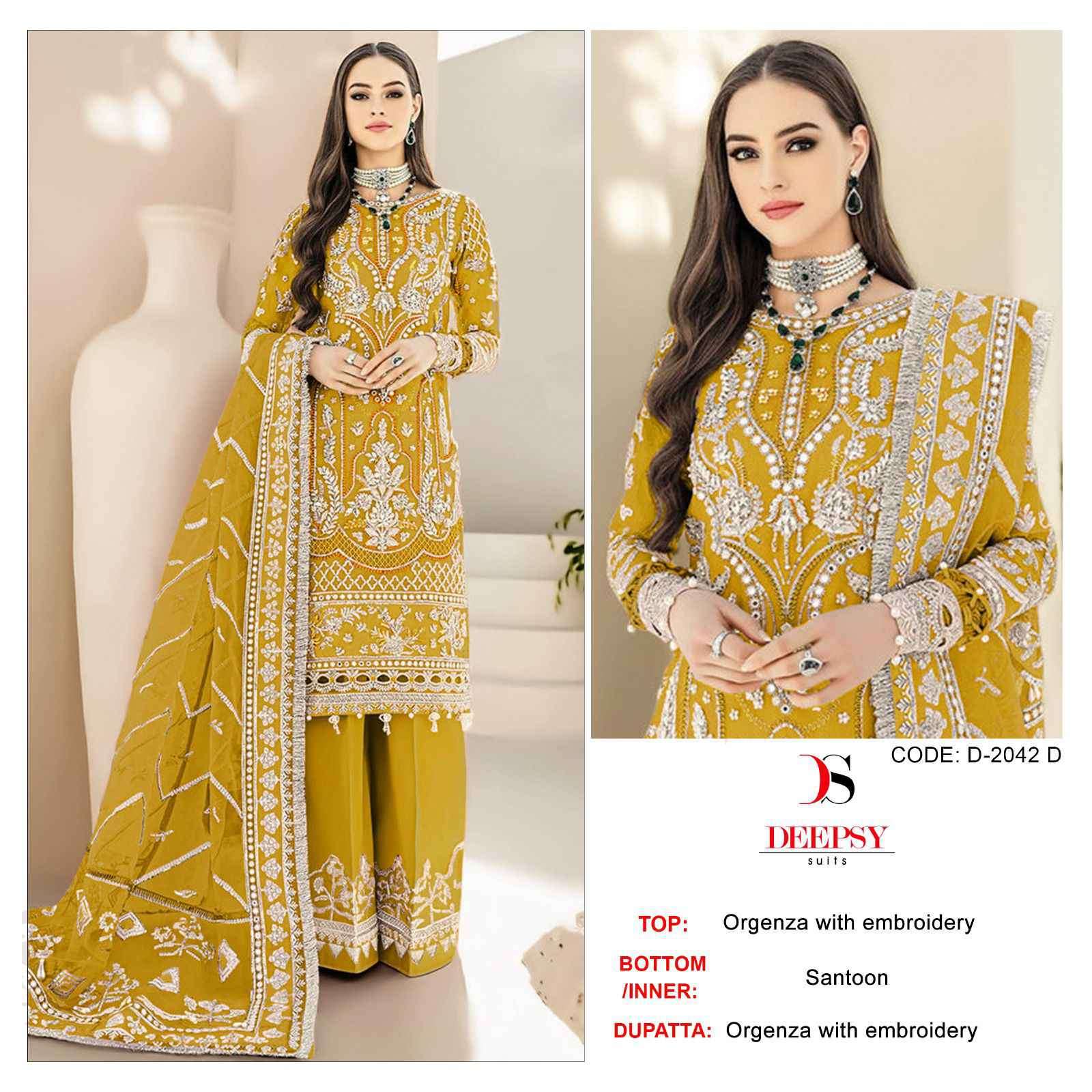 Deepsy 2042-D Wedding Pakistani Suit