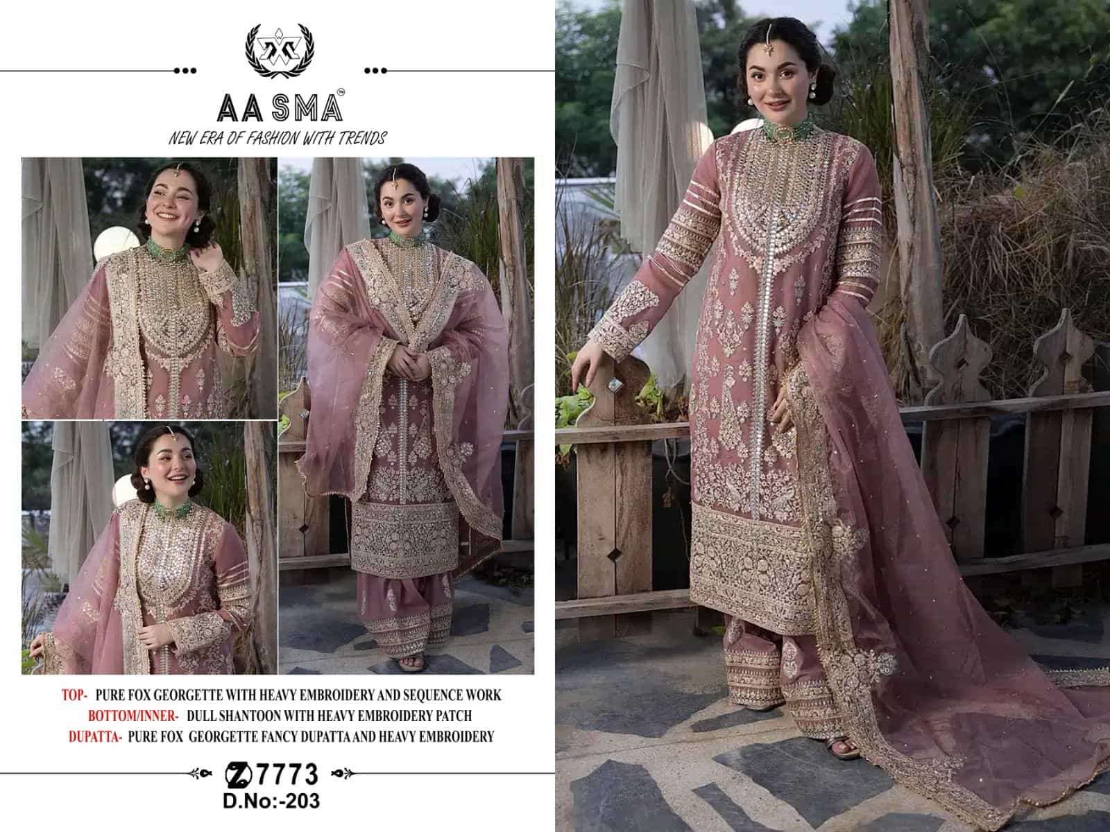 Aasma Festive Heavy Designer Pakistani Salwar Suit