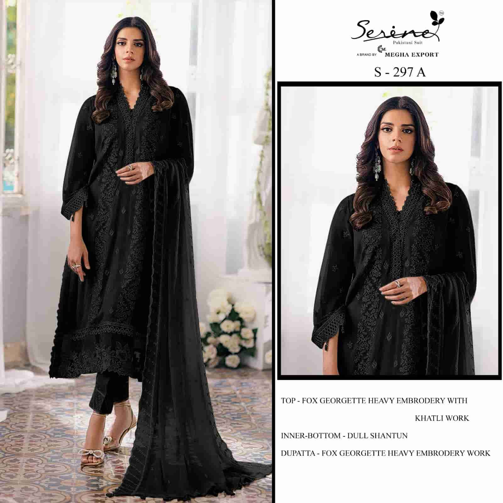 Serine S 297 A Pakistani Style Designer Georgette Salwar Kameez Exporter