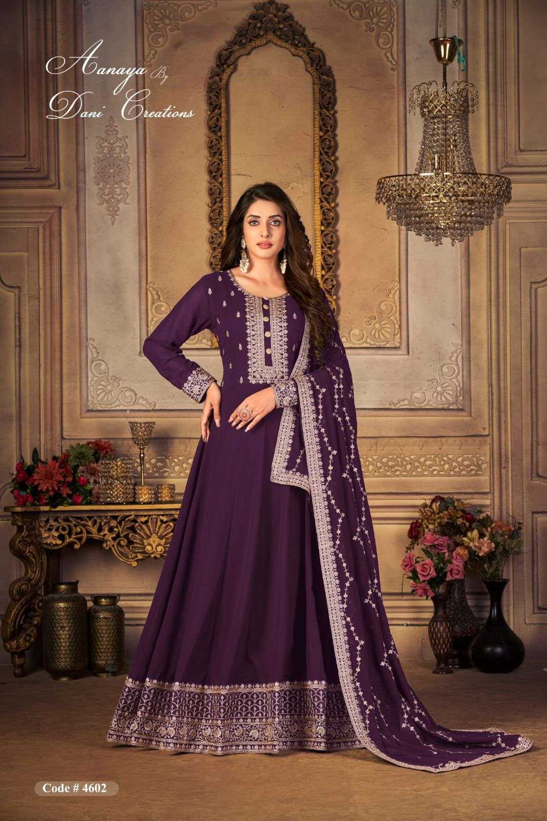 Aanaya 4600 Series Vol 146 Designer Party Wear Anarkali Gown