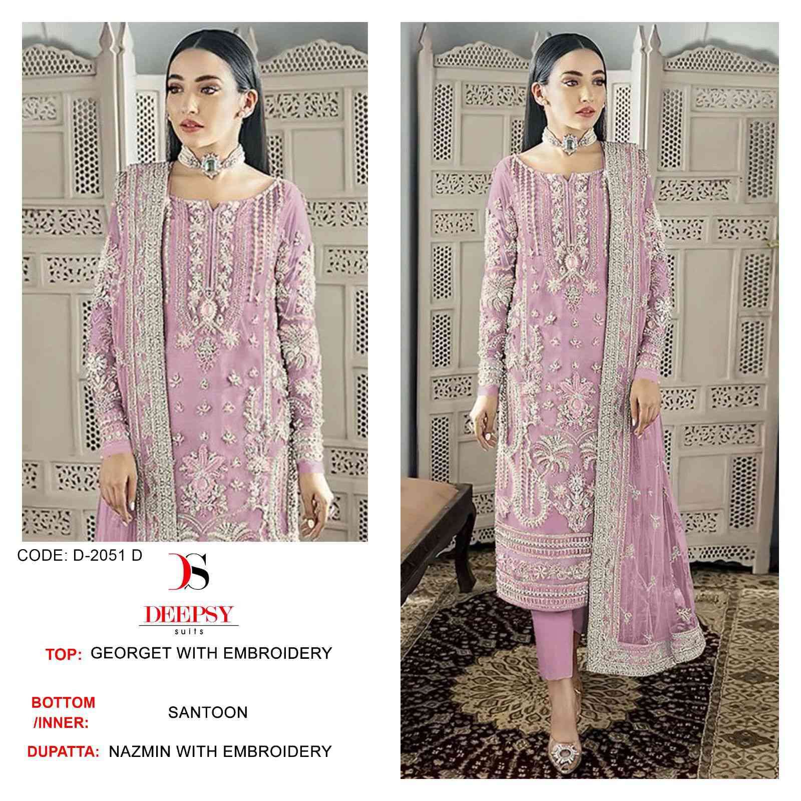 Deepsy Pakistani Embroidered Wedding Salwar Suit