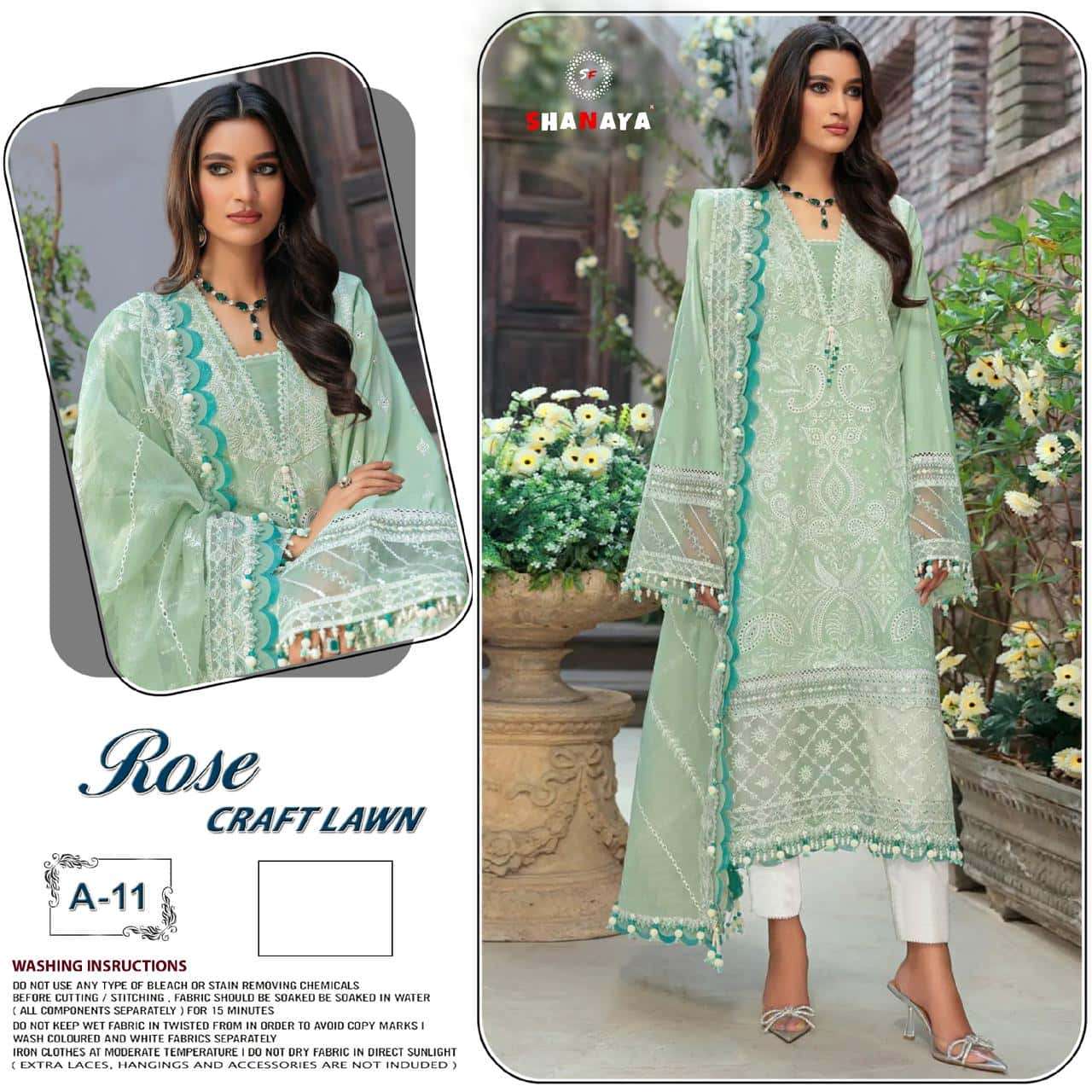 Shanaya A 11 Embroidered Salwar Kameez