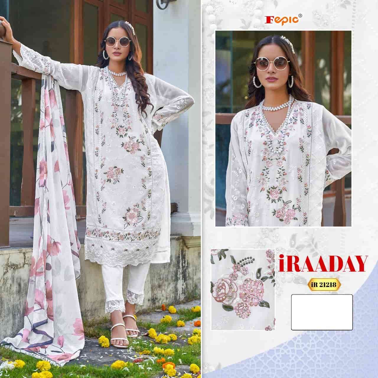 Fepic Rosemeen Embroidered Georgette Salwar Suit