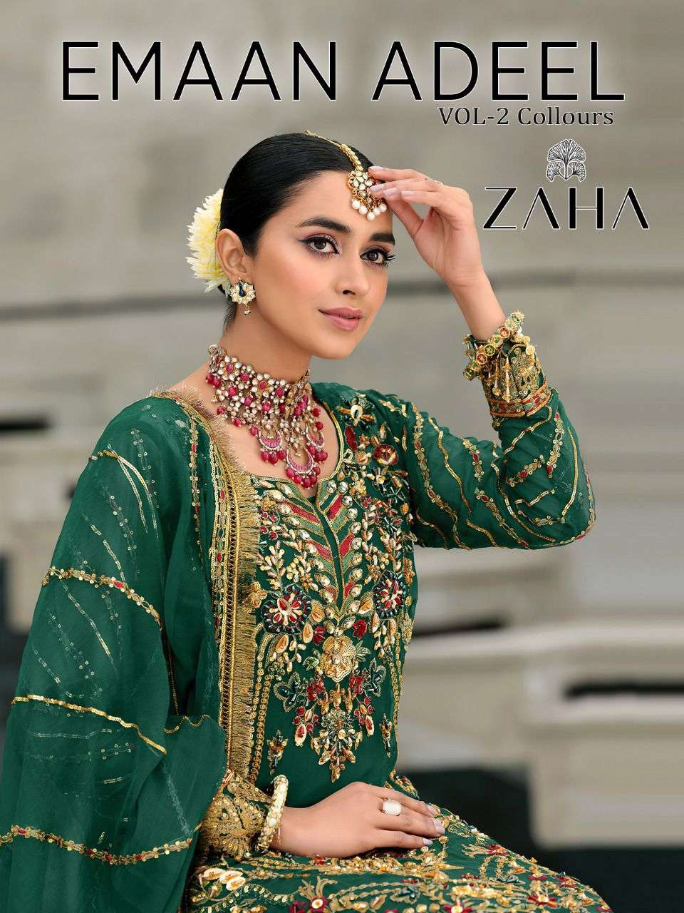 Zaha Emaan Adeel Vol 2 Collors Pakistani Collection Suit