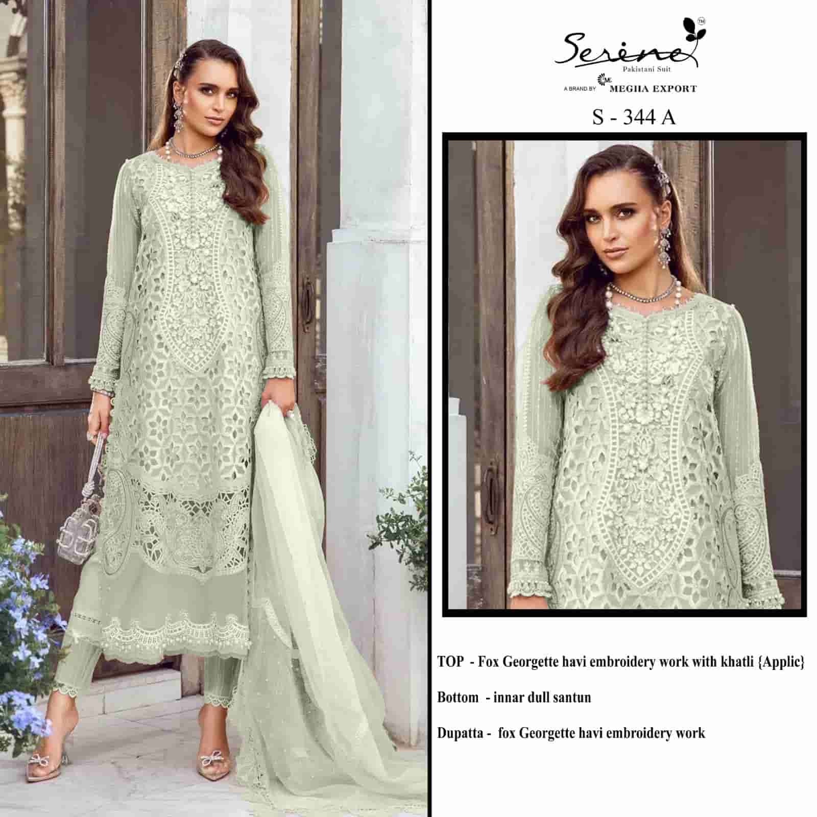 Serine S 344 A Exclusive Latest Designer Style Pakistani Georgette Collection