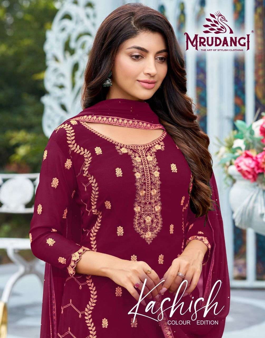 Mrudangi Kashish 2014 Colors Party Wear Straight Suit