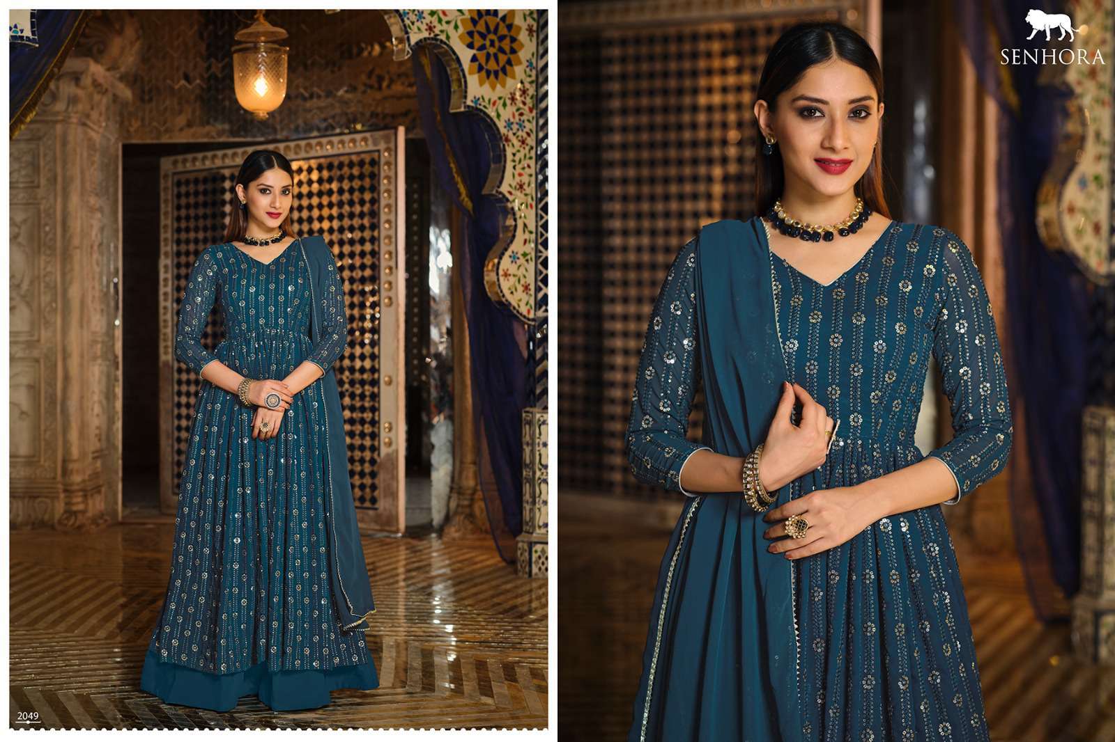 Senhora Mir Vol 33 New Designer Partywear Single Suit