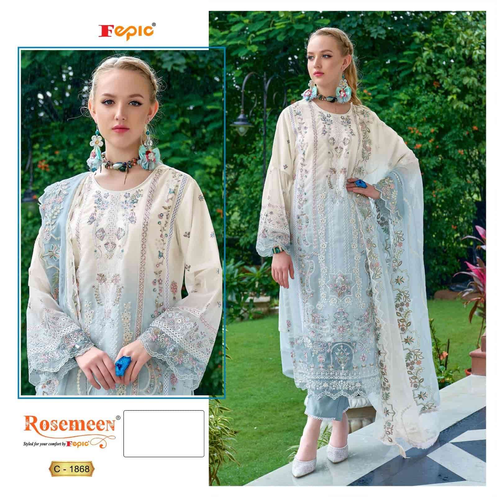 Fepic C 1868 Colors Latest Designer Pakistani Embroidered Salwar Kameez Collection
